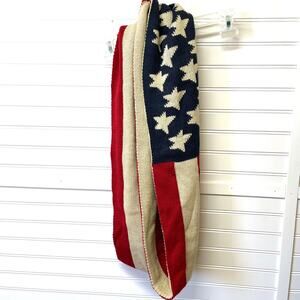 Patriotic Infinity Scarf Knit Warm